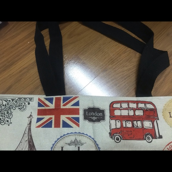 Fabulous canvas tote “London” theme - Picture 4 of 7
